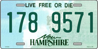 NH license plate 1789571