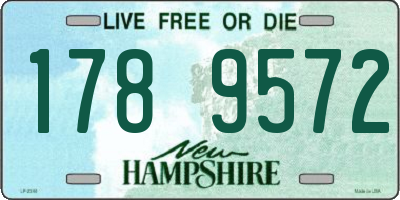 NH license plate 1789572
