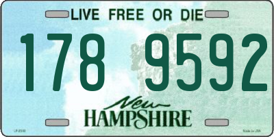 NH license plate 1789592