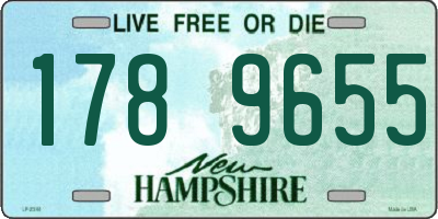 NH license plate 1789655