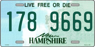 NH license plate 1789669