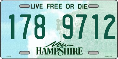 NH license plate 1789712