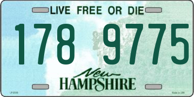 NH license plate 1789775