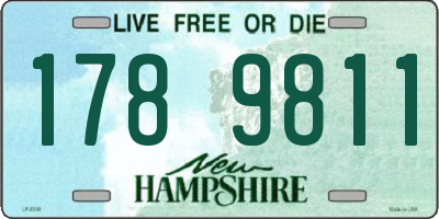NH license plate 1789811