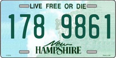 NH license plate 1789861