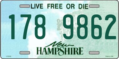 NH license plate 1789862