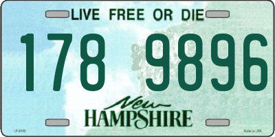 NH license plate 1789896