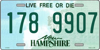 NH license plate 1789907