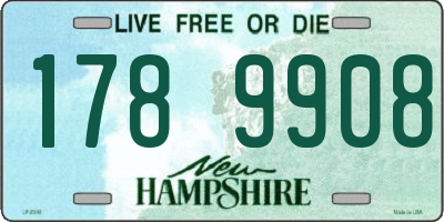 NH license plate 1789908