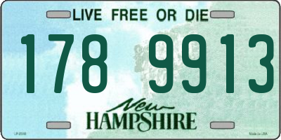 NH license plate 1789913