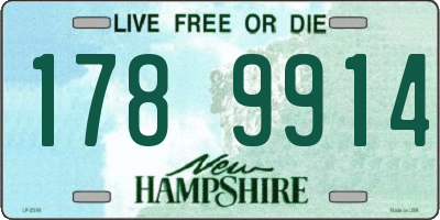 NH license plate 1789914