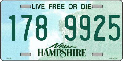 NH license plate 1789925