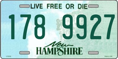NH license plate 1789927
