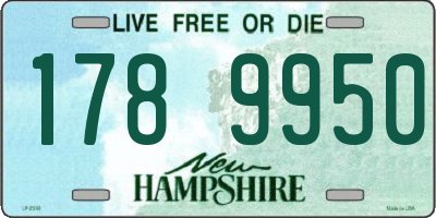NH license plate 1789950