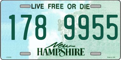 NH license plate 1789955