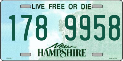 NH license plate 1789958