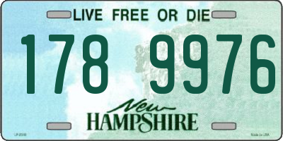 NH license plate 1789976