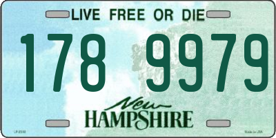 NH license plate 1789979