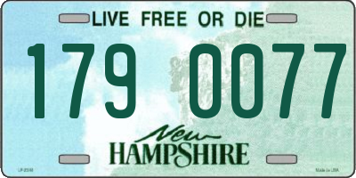 NH license plate 1790077