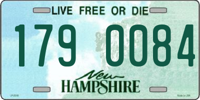 NH license plate 1790084