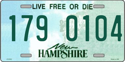 NH license plate 1790104