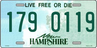 NH license plate 1790119