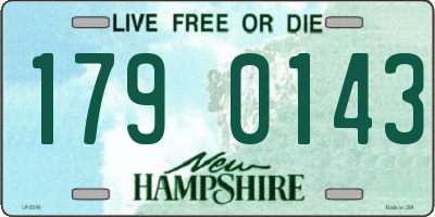 NH license plate 1790143