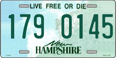 NH license plate 1790145