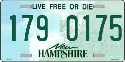 NH license plate 1790175