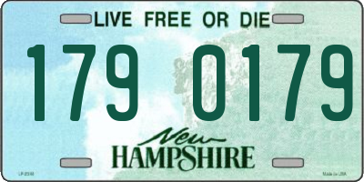 NH license plate 1790179
