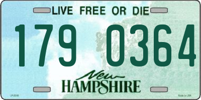 NH license plate 1790364