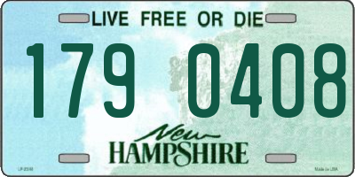 NH license plate 1790408