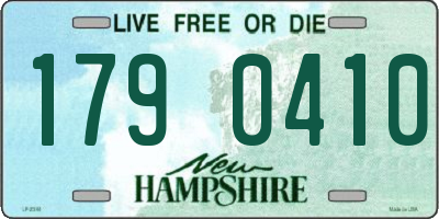 NH license plate 1790410