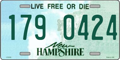 NH license plate 1790424