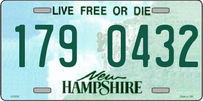 NH license plate 1790432