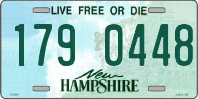 NH license plate 1790448