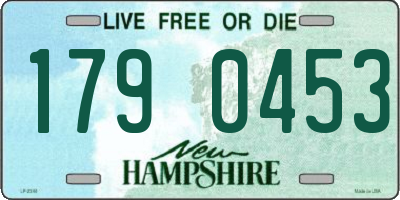 NH license plate 1790453