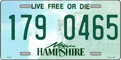 NH license plate 1790465
