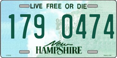 NH license plate 1790474