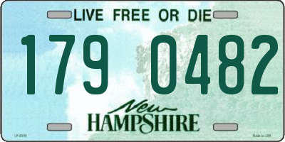 NH license plate 1790482