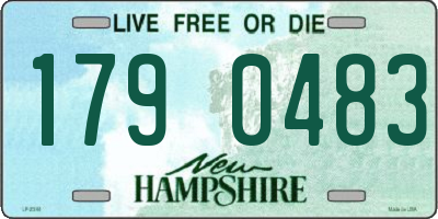 NH license plate 1790483