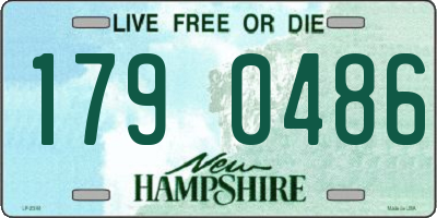 NH license plate 1790486