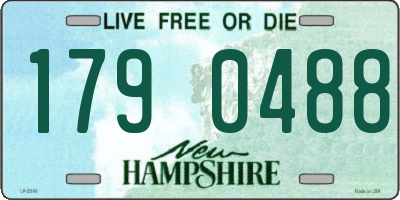 NH license plate 1790488