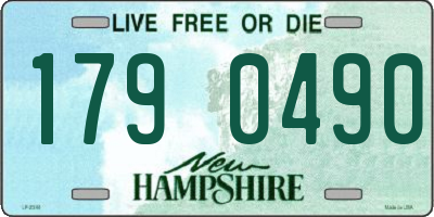 NH license plate 1790490