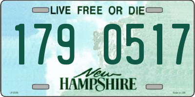 NH license plate 1790517