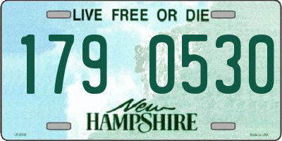 NH license plate 1790530