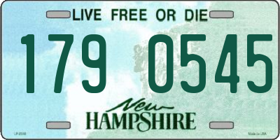 NH license plate 1790545