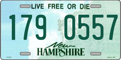 NH license plate 1790557