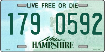 NH license plate 1790592