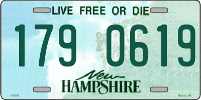 NH license plate 1790619